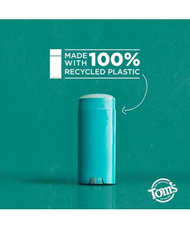 Tom's of Maine Natural Deodorant for Men and Women Aluminum Free - Pack of 2 - 3.25 Oz. - Buy Online on GoSupps.com