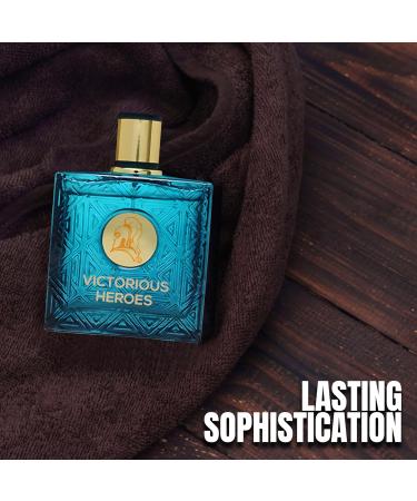 Victorious Heroes Sensual Woody Fragrance for Men | Long Lasting Cologne Aromatic Scent Eau de Parfum Natural Spray - Great Holiday Gift 3.4 Fl Oz/100 Ml - Buy Online on GoSupps.com