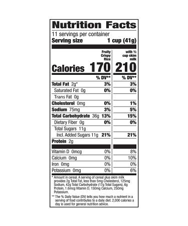 Cascadian Farm Fruity Crispy Rice Cereal 16 oz Value Size - Pack of 1 - Buy Online on GoSupps.com
