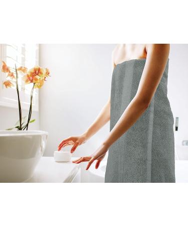 Utopia Towels Luxurious Jumbo Bath Sheet 2 Piece Set - 600 GSM 100% Cotton - Highly Absorbent & Quick Dry - Extra Large Hotel Quality Towel (Cool Grey, 35 x 70 Inches) - Buy Online on GoSupps.com