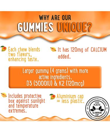 OH MY CHEWY Magnesium + D3K2 Gummies Bundle 2 Bottles (60 Each) Strawberry Banana & Peach Mango - Buy Online on GoSupps.com