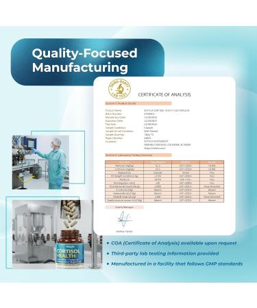 Cortisol Health Supplement with Magnesium Ashwagandha Lion s Mane & 10 Mushroom Complex Relaxation Focus & Energy Support 150 Capsules Sotalix GMO-Free - Buy Online on GoSupps.com