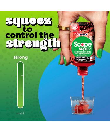 CREST SCOPE SQUEEZ MOUTHWASH CONCENTRATE CINNAMINT 50 ML Cinnamint 50 ml (Pack of 1) - Buy Online on GoSupps.com