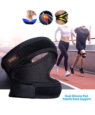 Buy Premium Patella Tendon Support Brace | Knee Pain Relief Breathable Neoprene Adjustable Strapping Arthritis & Injury Recovery - Buy Online on GoSupps.com