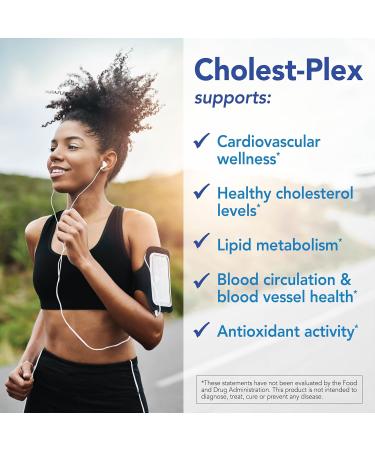Patient One Cholest-Plex | Supplement to Support Heart and Vascular Health and Healthy Lipid Metabolism* | with RYR CoQ10 and More | 120 Capsules - Buy Online on GoSupps.com