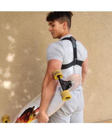 Back Brace Posture Corrector for Men & Women - FSA/HSA Approved Includes 80 Exercise Videos Dual Adjustment System for Pain Relief | One Size Fits Most - Buy Online on GoSupps.com