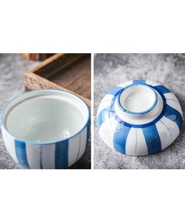  Salad Bowl Pasta Bowls Ceramic Stew Pot Soup Bowl with Lid 230ML Stew Pot Tableware Egg Cup Household Kitchen Supplies Snack Bowl Soups and Salads Bowls - Buy Online on GoSupps.com