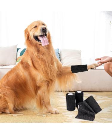 ADMITRY 8 Rolls Self Adhesive Bandage Tape 7.5cm x 4.5m Vet Wrap for Dogs Horses Pets Elastic Cohesive Bandages for Wrist Ankle Sprains and Swelling (Brown) Brown Vet Wrap 7.5cm - Buy Online on GoSupps.com