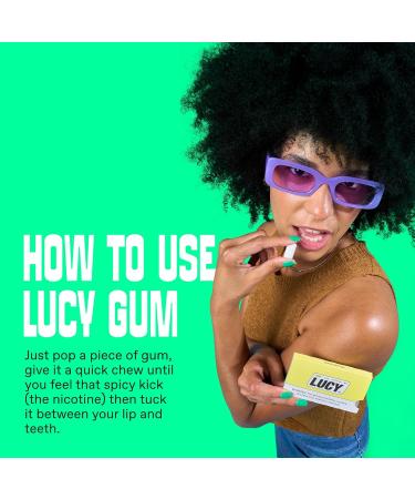 Lucy Chew and Park 4mg Nicotine Gum 10 Pack Red Mango - 100 Pieces | Cleaner Nicotine Alternative with Great Taste | Convenient Chew for Nicotine Relief (Red Mango) - Buy Online on GoSupps.com