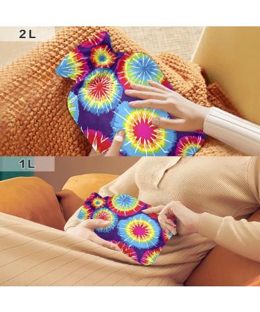 Batik Design Hot Water Bottles 1L - Pain Relief & Therapy | Small Hot Water Bag for Back Pain Relief - Buy Online on GoSupps.com