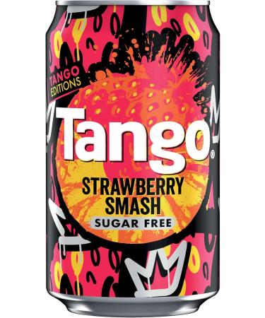 Tango Sugar Free - Strawberry Smash - Pack of 24 - 330ml - Buy Online on GoSupps.com