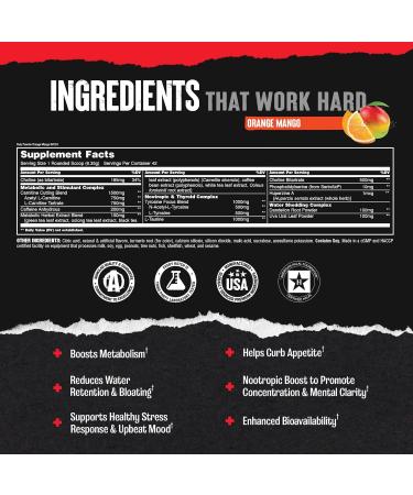 Animal Cuts Thermogenic Fat Burner Powder - Weight Loss Energy, Focus, and Nootropic Brain Support with Ketones Appetite Suppressant - Blue Ice Pop Flavor - 285gm - Buy Online on GoSupps.com