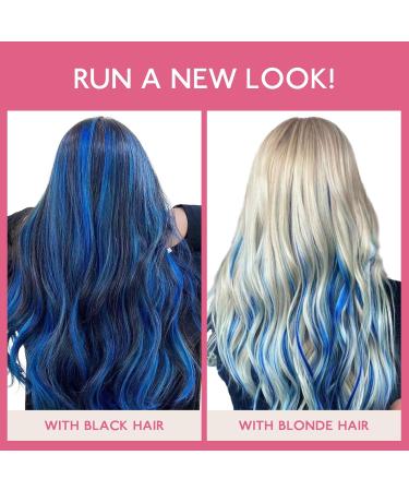Buy Real Hair Blue Tape Extensions - 10pcs Invisible Smooth 45cm 25g | Durable Highlight Extensions for Girls - Buy Online on GoSupps.com