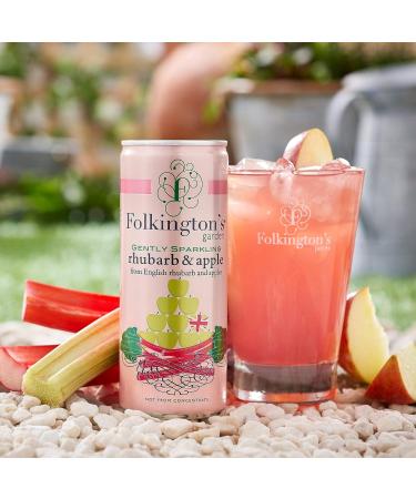 Folkingtons - Rhubarb & Apple - 12 x 250ml - Buy Online on GoSupps.com