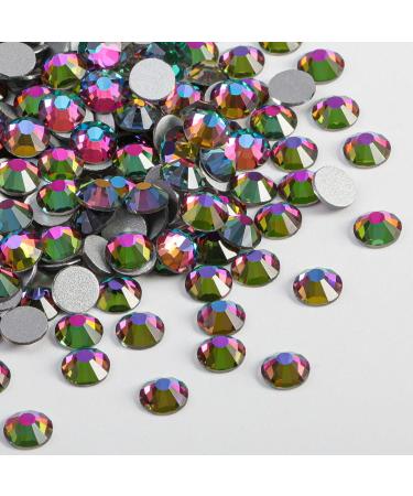 Beadsland 288Pcs Green Volcano Flat Back Rhinestones for Nails - SS30 Nail Art Crystals - Buy Online on GoSupps.com