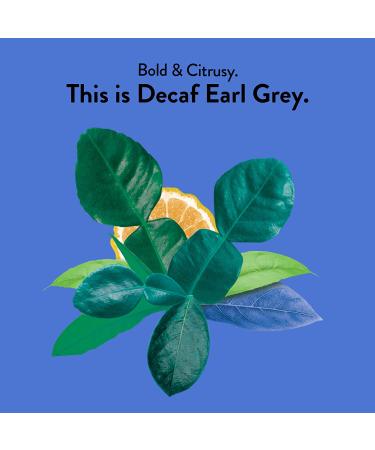 Choice Organics Organic Decaffeinated Earl Grey Tea - 16 Fair Trade Black Tea Bags with Bergamot - Compostable Pack - Buy Online on GoSupps.com