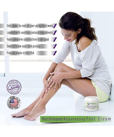 Orthopedic Rejuvenating Foot Cream for Dry Cracked Feet - Fast-Acting Moisturizing Pain Relief for Diabetic Neuropathy - Made in USA - 3 oz - Buy Online on GoSupps.com