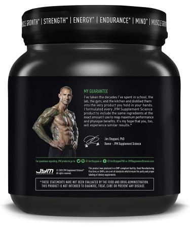 JYM Supplement Science Pre Jym Rainbow Sherbet Black 20 Servings - PRE20PS300 - Buy Online on GoSupps.com