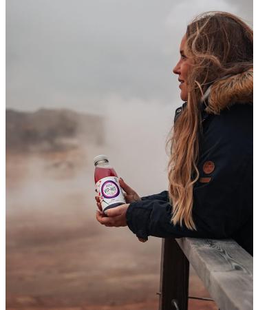 VIT HIT Boost Berry Ginseng Rooibos Tea - 12 x 500ml Bottles | Low Sugar Vegan Vitamin Drink with 100% RDA of 8 Vitamins - Buy Online on GoSupps.com