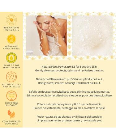 BEES of BRITAIN - 99% Natural - Face Wash - Honey Lavender No Sulfates/Parabens. pH 5.5 Sensitive Skin. We Donate 5% of our Profit to Save Bees + Pollinators. 250ml - Buy Online on GoSupps.com