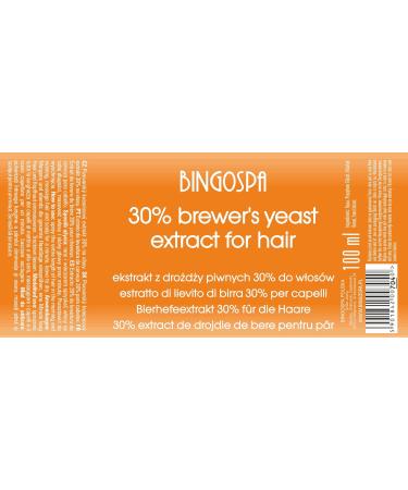 Buy Anti-Dandruff Brewer's Yeast Extract 30% - Hair Growth Solution for Oily Hair | BINGOSPA 100ml - Buy Online on GoSupps.com