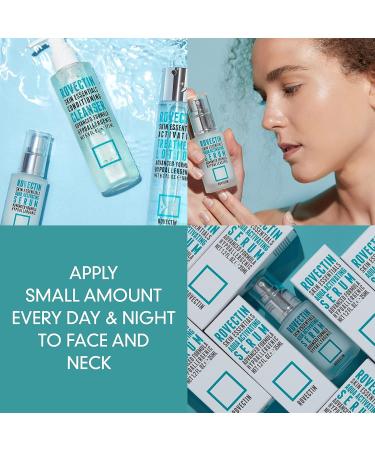 ROVECTIN Aqua Activating Serum | Anti-Aging Facial Serum with Vitamin E Niacinamide & Hyaluronic Acid | Moisturizing & Brightening Korean Vegan Skincare (1.2 fl.oz - Buy Online on GoSupps.com