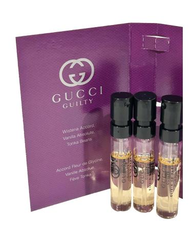 Gucci Guilty Elixir Sample Perfume Women Elixir Parfum Sample Pour Femme Spray 1.5 ml / 0.05 oz - set of 3 - Buy Online on GoSupps.com