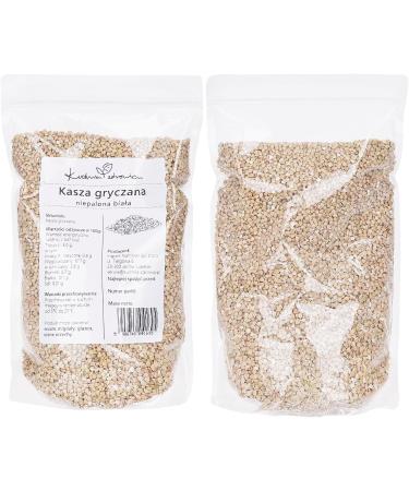  Kuchnia Zdrowia Kuchnia Zdrowia - Unroasted White Buckwheat Groats - High Quality - Vegan - Natural - Leak-Proof Zipper Packaging - 1kg Doypack - Buy Online on GoSupps.com