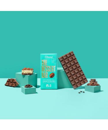  Divine Divine Dessert Bar 38% Milk Chocolate Tiramisu with Coffee and Biscuit 180g - Buy Online on GoSupps.com