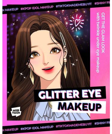 AMTS True Beauty Liquid Glitter Eyeshadow - Vegan Korean Makeup for Shimmering Eyes - Kbeauty Highlighter - KDrama Inspired (05 Hotbeam) - Buy Online on GoSupps.com