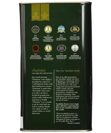 Buy Charisma Greek Extra Virgin Olive Oil from Crete - 3L - Premium Quality Authentic Flavor International Shipping - Buy Online on GoSupps.com
