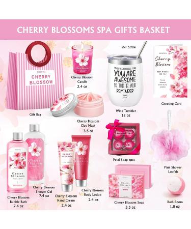 Bath and Body Works Gift Set for Women - Mother's Day Spa Package with Cherry Blossoms Self Care - Relaxing Gifts for Her - Buy Online on GoSupps.com