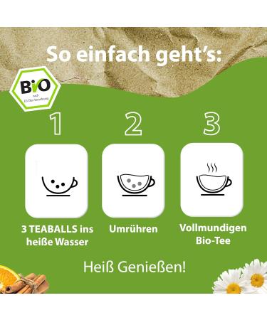 TEABALLS Organic GOOD Evening for approx 40 cups of tea - Buy Online on GoSupps.com