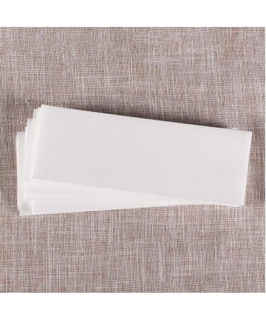 BlueZOO Wax Strips 100 Pack - Professional Salon Non-Woven Waxing Strips for Hair Removal - 7.9 x 2.8 Inches - Pink - Buy Online on GoSupps.com