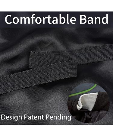 Satin Bonnet 2Pcs Set for Black Women - Silky Sleep Cap for Curly Natural Hair - Breathable Braid Bonnet - Black + Leopard Pattern - Buy Online on GoSupps.com