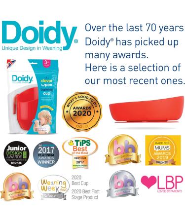 Doidy Silicone Baby Bowl - Non-Slip Suction Feeding Bowl for Weaning - Soft & Pliable Design for Babies 6+ Months - Grey - Buy Online on GoSupps.com