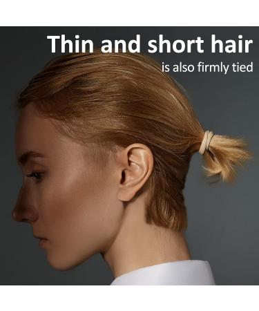 ADRIONE Black Hair Ties - 120 Pack Seamless Elastic Hair Ties for Women, Girls, and Men - No Damage Hair Ties for Thick, Curly Hair - Bun Hair Tie - Buy Online on GoSupps.com