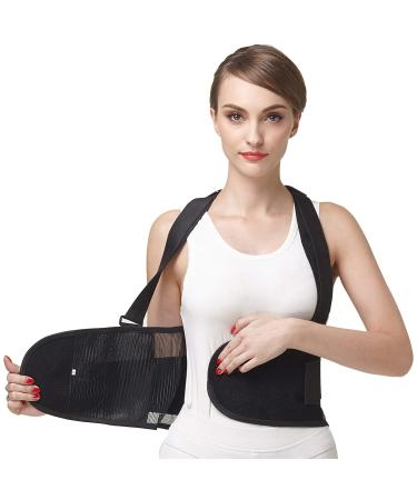 NEOtech Care Back Support with Straps - Lightweight Breathable Black L | International Shipping Available - Buy Online on GoSupps.com