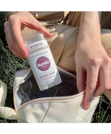 HUMBLE BRANDS Aluminum-Free Deodorant Vegan and Cruelty- free Formulated for Sensitive Skin Sensitive Mountain Lavender Deodorant Full & Travel Pack - Buy Online on GoSupps.com
