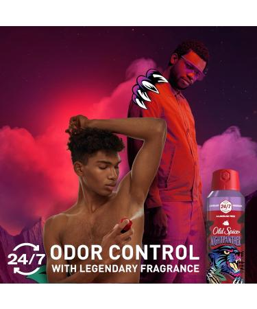 Old Spice NightPanther Body Spray for Men 5.1 Oz (Pack of 3) Nightpanther 5.1 Ounce (Pack of 3) - Buy Online on GoSupps.com