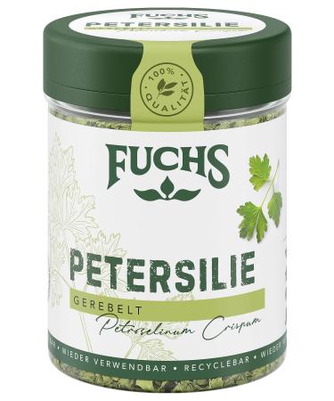 Fuchs spice - parsley rubbed - herbal grade for egg dishes vegetables and salads - natural ingredients - 10 g in reusable recyclable can