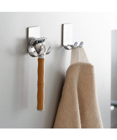 Buy kwmobile 2x Self-Adhesive Razor Holder Set - Wall Hook for Wet Razors - Versatile for Various Surfaces - Stylish Rose Gold Finish - Buy Online on GoSupps.com
