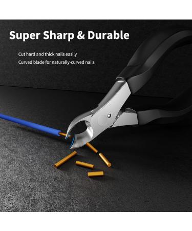 SZQHT Nail Clippers for Ingrown or Thick Toenails Trimmer Precision Surgical Grade Stainless Steel Includes Safety Tip Cover - Buy Online on GoSupps.com