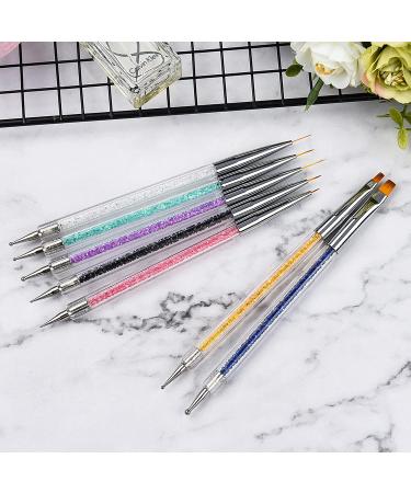 Beautifultracy 7-Piece Nail Art Brushes for Nail Design, Gel Polish, Acrylic Painting - Multi-colored - Buy Online on GoSupps.com