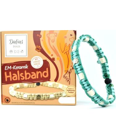 Custom EM Ceramic Collar for Dogs & Cats | Made-to-Measure US Paracord (41-50 cm Mint) - Buy Online on GoSupps.com