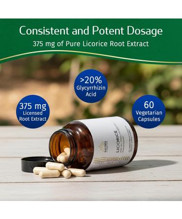 Kerala Ayurveda Licorice Root Herbal Supplement 375mg (60 Vegetarian Capsules) | Promotes Digestive Health Acid Reflux Relief & Immune Support | Natural Antacid for GERD Relief | Prop 65 Compliant - Buy Online on GoSupps.com