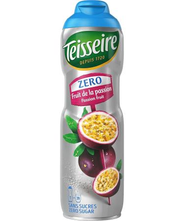 Teisseire zero sugar Passion Fruit Syrup for Refreshing Drink Cocktails Recyclable Can 60cl - Buy Online on GoSupps.com