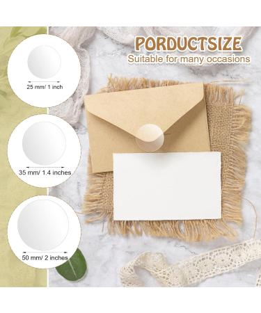 1030 Pieces Clear Round Stickers Circle Seal Labels 25 mm 35 mm 50 mm Retail Package Seals Transparent Self Adhesive Wedding Birthday Party Gift Packaging and Package Box Seal - Buy Online on GoSupps.com