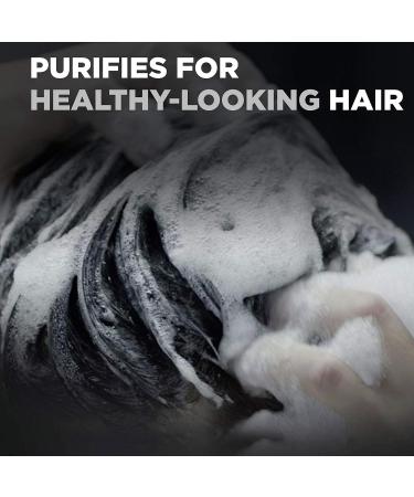 Dove Men+Care Charcoal + Clay Shampoo for Healthy Hair | 25.4 oz | Naturally Derived Plant-Based Cleanser - International Shipping Available - Buy Online on GoSupps.com