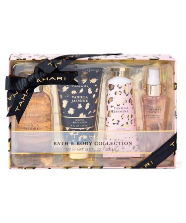 Tahari Spa Gift Set for Women - Vanilla Jasmine Bath Kit | Includes Body Lotion Wash & Hand Cream | Perfect Birthday Gift - Leopard Print - Buy Online on GoSupps.com